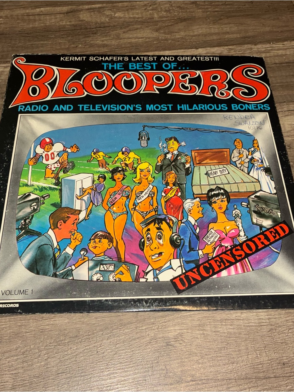 Kermit Schafer The Best of Bloopers Uncensored Vinyl Record